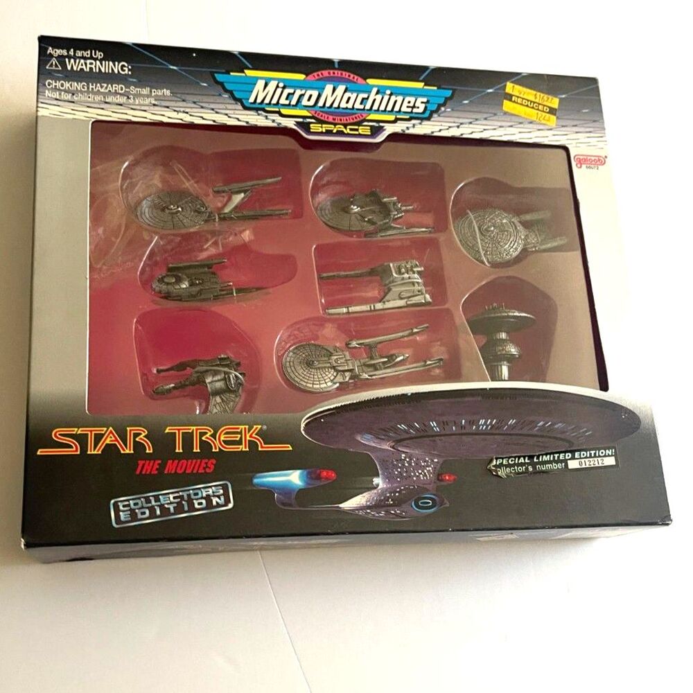 1995 Micro Machines Space Star Trek The Movies Collector Edition Vintage 90s Y2K